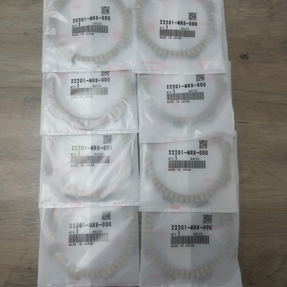 VFR400R NC30 クラッチ クラッチフリクションディスク 8枚 純正未使用